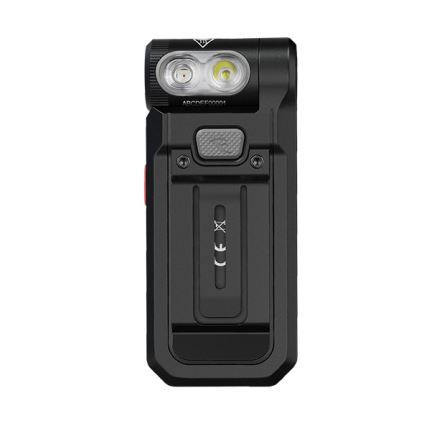 Fenix ​​SW05RREDBLC - Linterna LED recargable y regulable LED/USB IPX6 150 lm 49 h 700 mAh negro