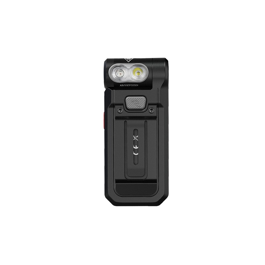 Fenix ​​SW05RREDBLC - Linterna LED recargable y regulable LED/USB IPX6 150 lm 49 h 700 mAh negro