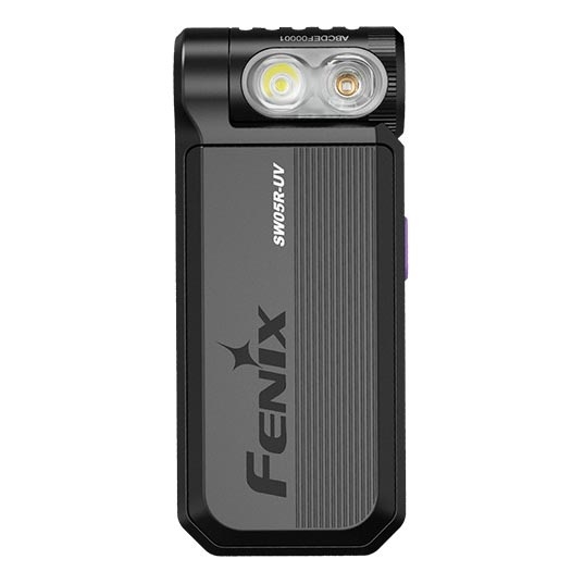 Fenix ​​SW05RUVBLC - Linterna LED recargable y regulable LED/USB IPX6 150 lm 49 h 700 mAh negro