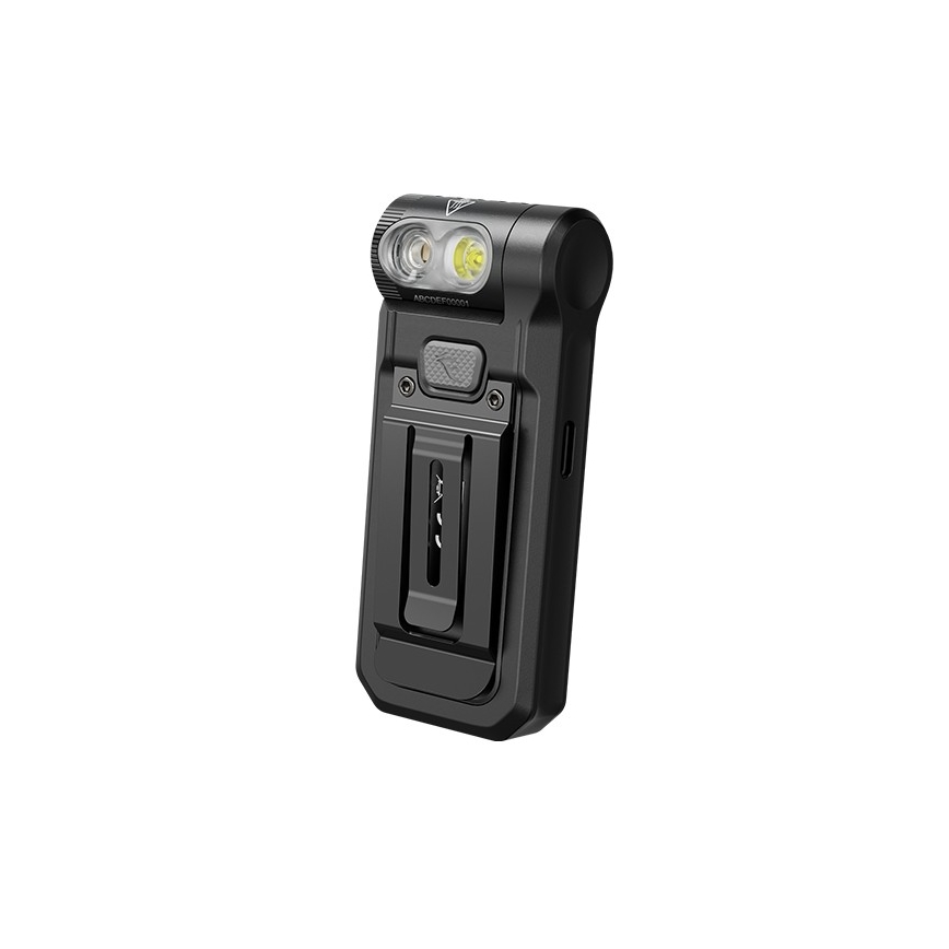 Fenix ​​SW05RUVBLC - Linterna LED recargable y regulable LED/USB IPX6 150 lm 49 h 700 mAh negro