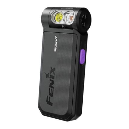 Fenix ​​SW05RUVBLC - Linterna LED recargable y regulable LED/USB IPX6 150 lm 49 h 700 mAh negro