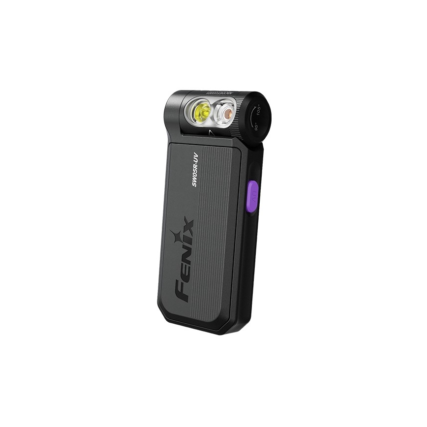 Fenix ​​SW05RUVBLC - Linterna LED recargable y regulable LED/USB IPX6 150 lm 49 h 700 mAh negro