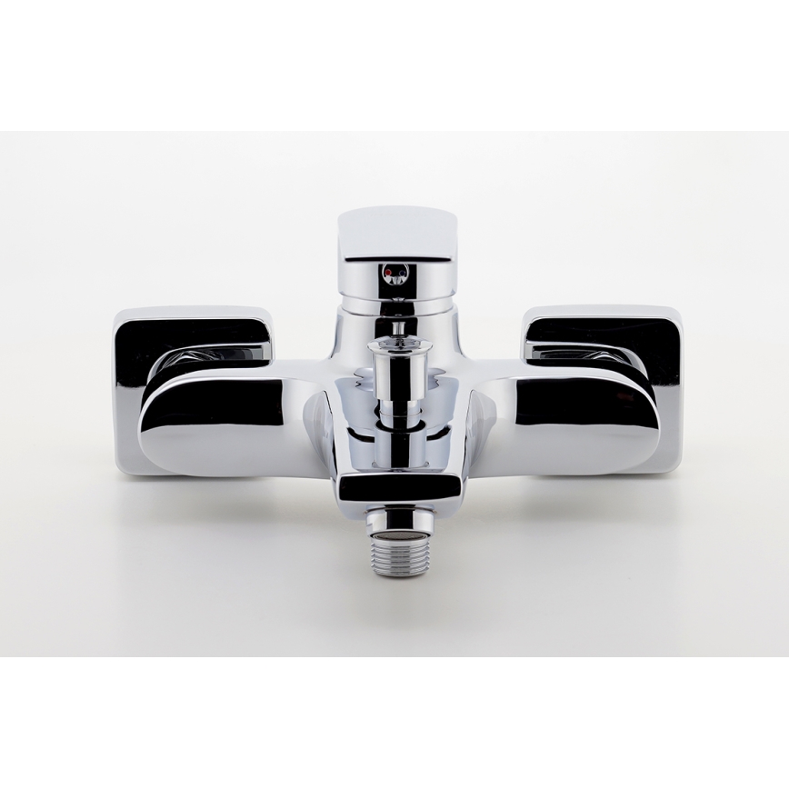 FERRO - Grifo de bañera ALGEO SQUARE cromo pulido