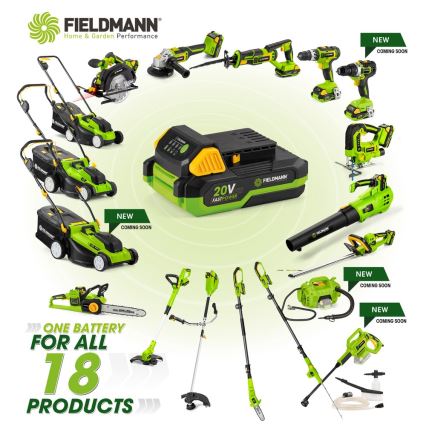 Fieldmann - Batería 20 V Li-Ion 4000 mAh