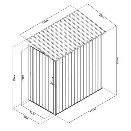 Fieldmann - Caseta de jardín