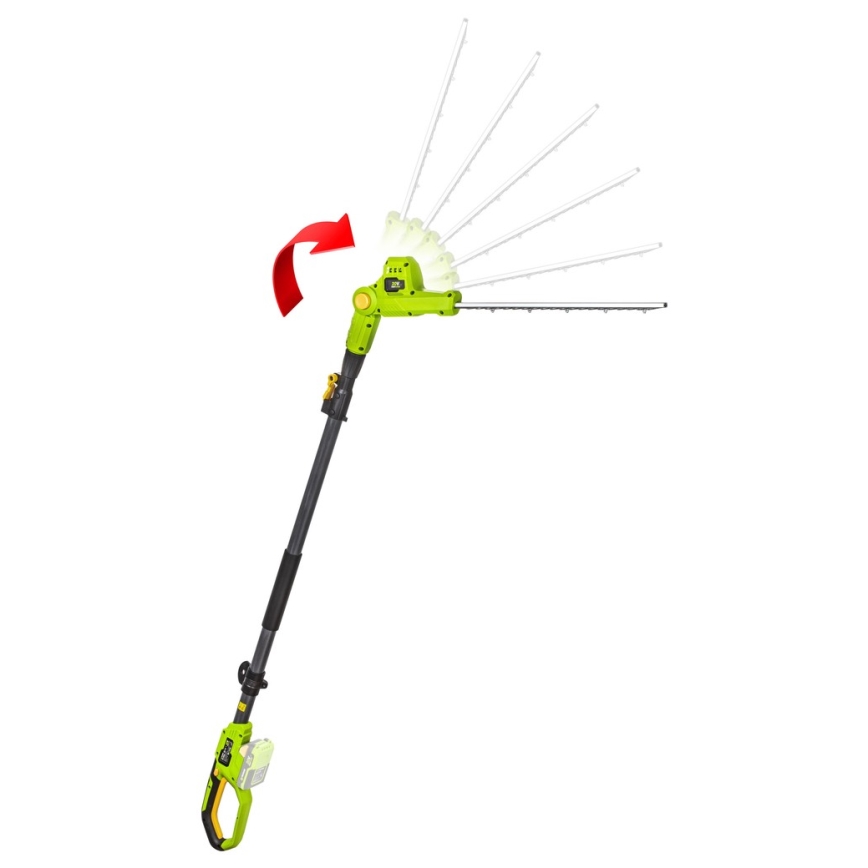 Fieldmann - Cortasetos telescópico sin cable 20V