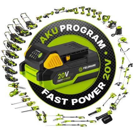 Fieldmann - Cultivador de jardín a batería 20V