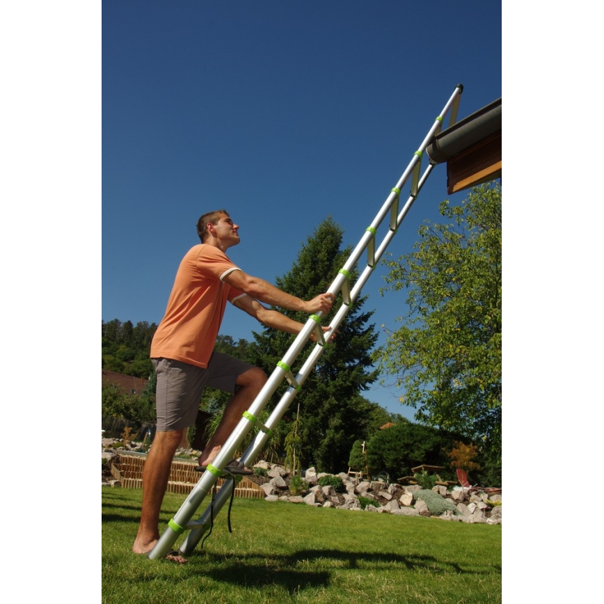 Fieldmann - Escalera telescópica de 3,8 m