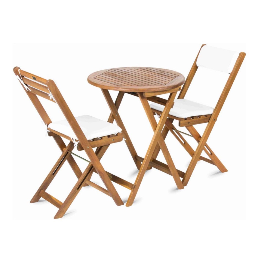 Fieldmann - Juego de muebles de balcón acacia