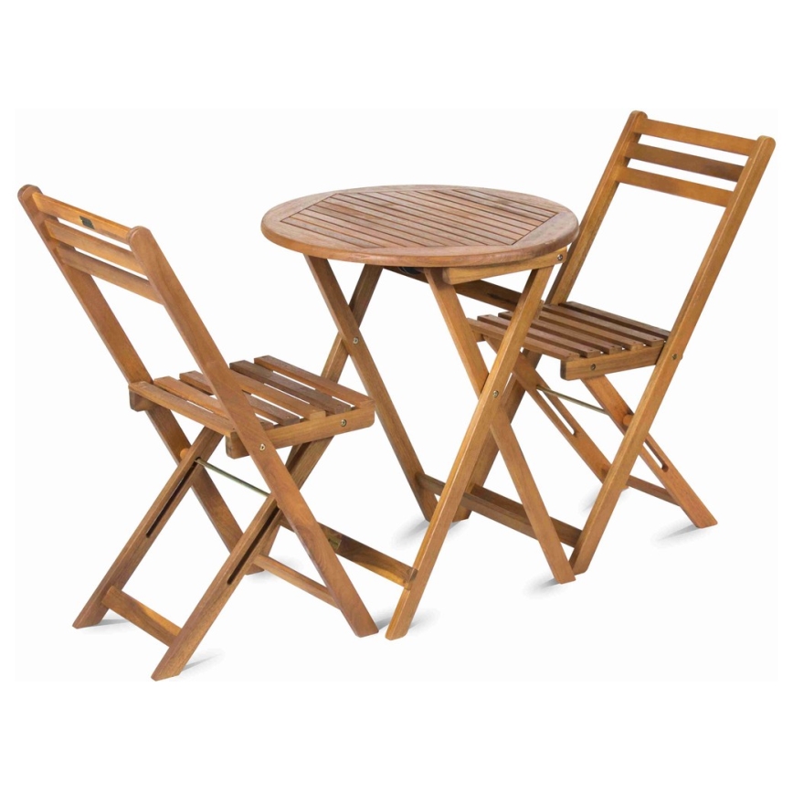 Fieldmann - Juego de muebles de balcón acacia
