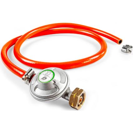 Fieldmann - Parrilla de gas, 5 quemadores, acabado en cromo mate