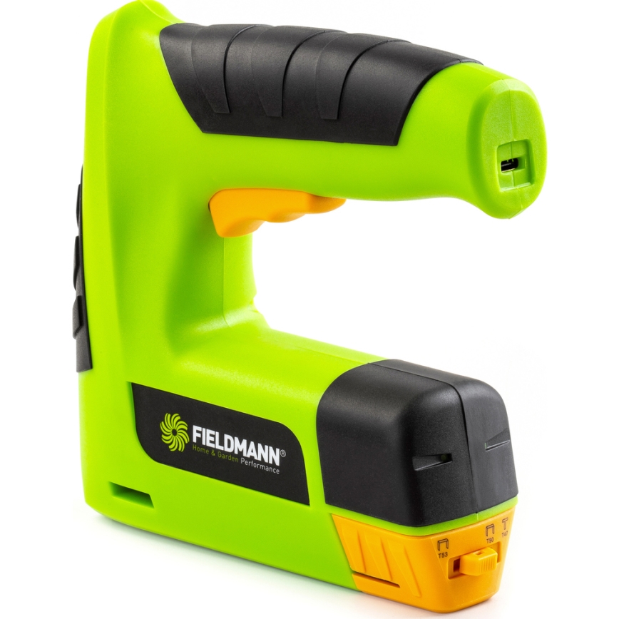 Fieldmann - Pistola grapadora sin cable 1500 mAh 4V
