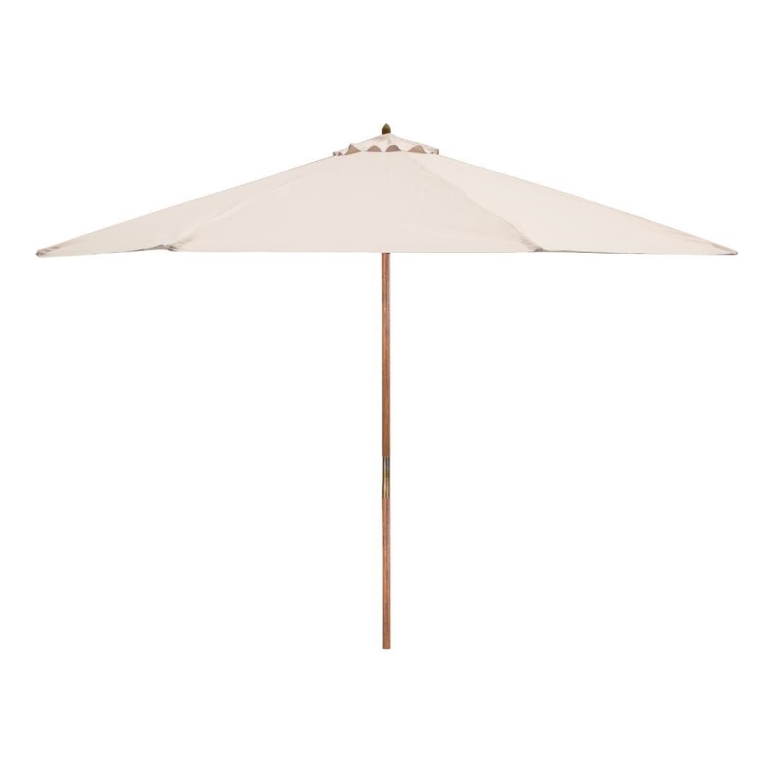 Fieldmann - Sombrilla diá. 3 m color crema/acacia