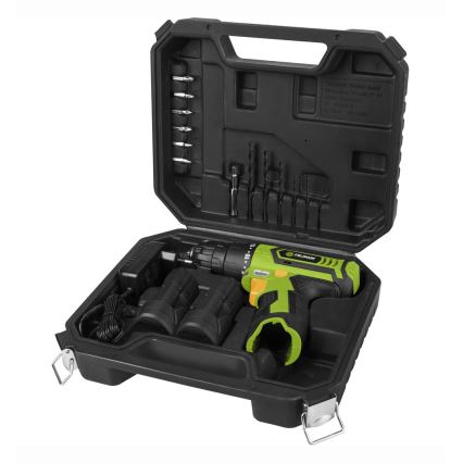 Fieldmann - Taladro inalámbrico con accesorios 12V 1300 mAh