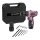 Fieldmann - Taladro sin cable con accesorios 12V 1300 mAh rosa/negro