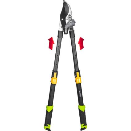 Fieldmann - Tijeras de podar telescópicas con palanca