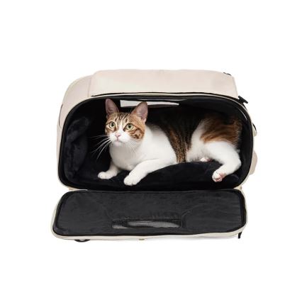 Fikago - Bolsa de transporte para perros y gatos TRUFFLE Creamy Cloud