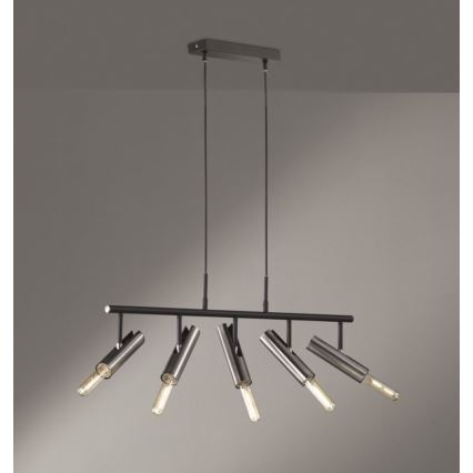 Fischer & Honsel 60369 - Lámpara colgante DEAN 5xE27/25W/230V