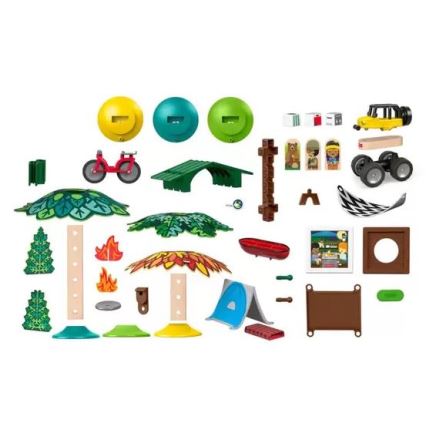 Fisher-Price - Juego de construcción infantil Wonder Makers Camping