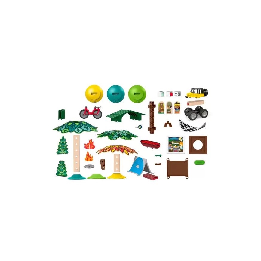 Fisher-Price - Juego de construcción infantil Wonder Makers Camping