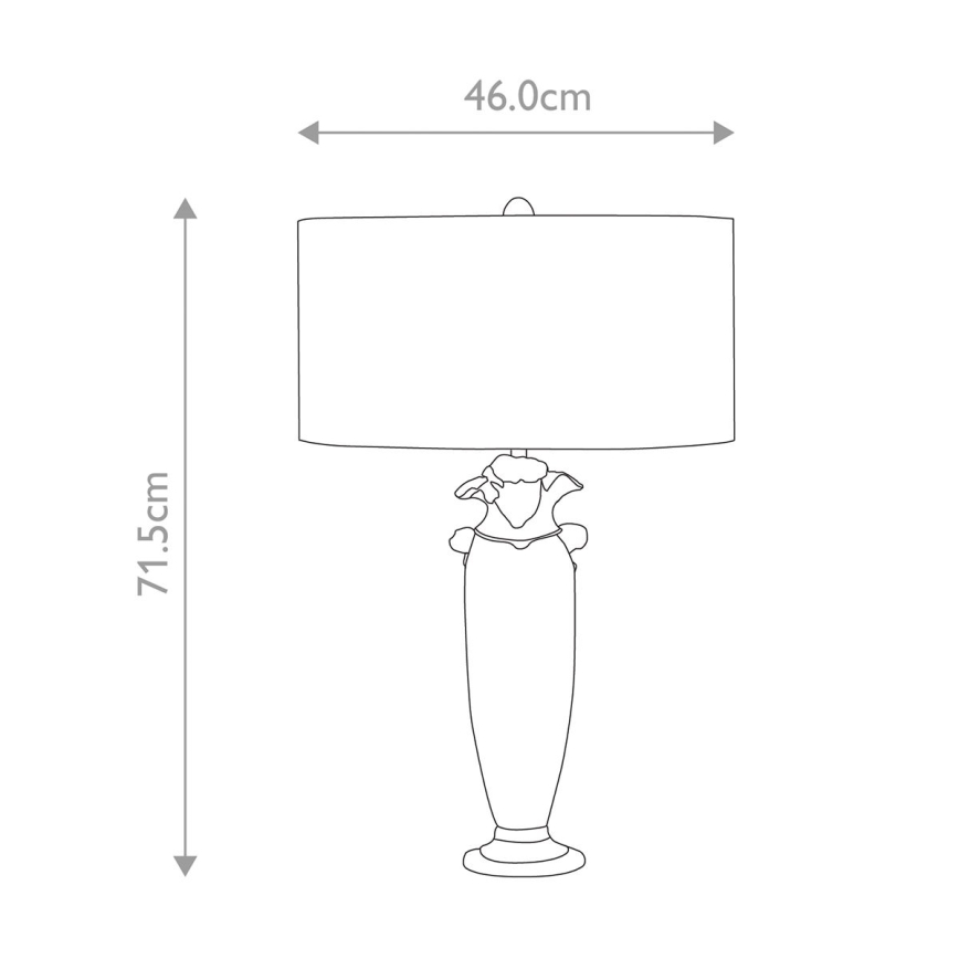 Flambeau - Lámpara de mesa BIENVILLE 1xE27/60W/230V