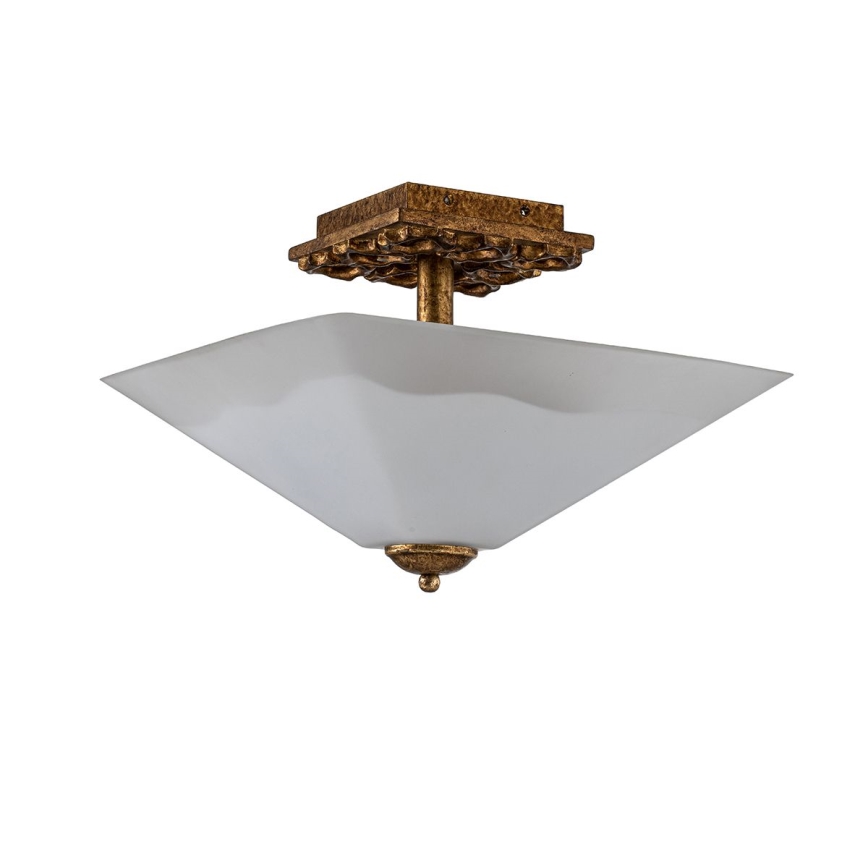 Flambeau STAR-F-S-DG - Lámpara de techo STAR 2xE27/40W/230V color cobre