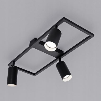 Foco 3xGU10/30W/230V negro