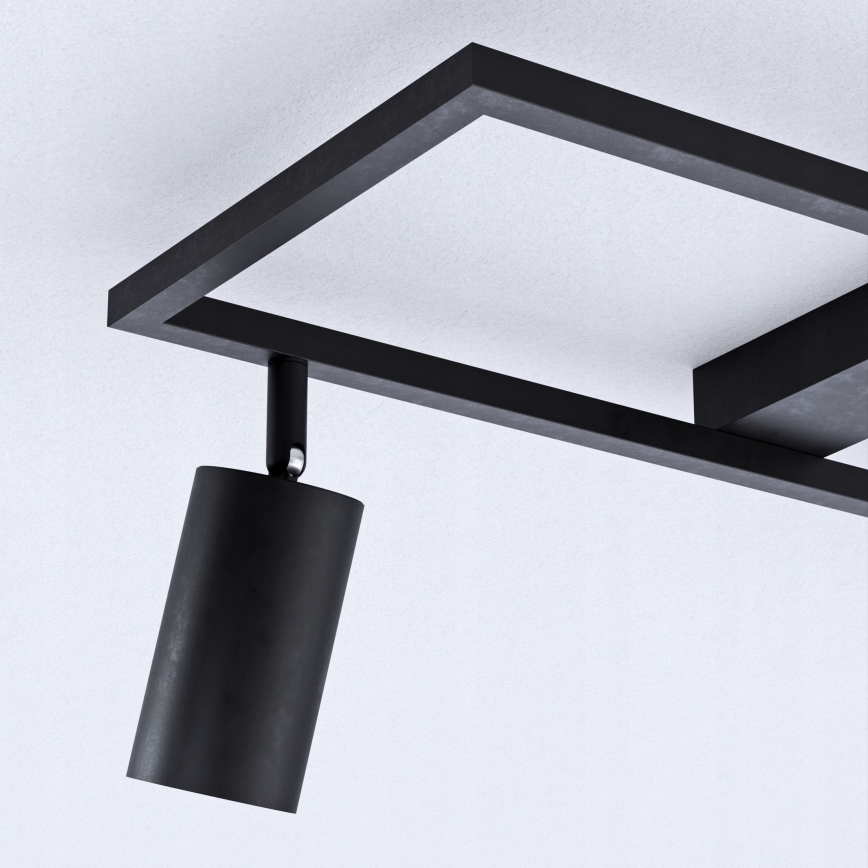 Foco 3xGU10/30W/230V negro