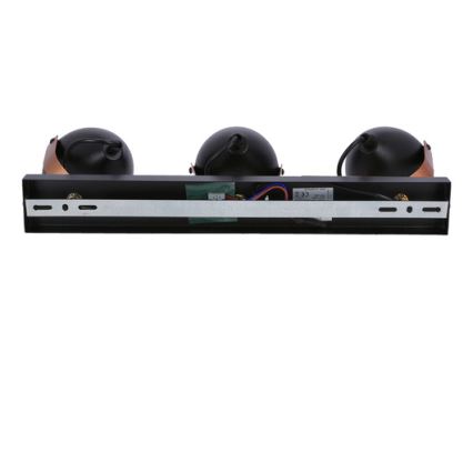 Foco ANICA 3xE14/40W/230V negro/cobre