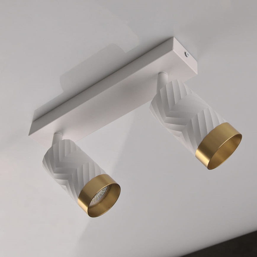 Foco ARRAS 2xGU10/10W/230V blanco