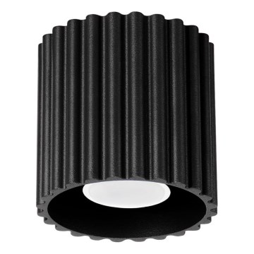 Foco AURA 1xGU10/10W/230V 10 cm negro