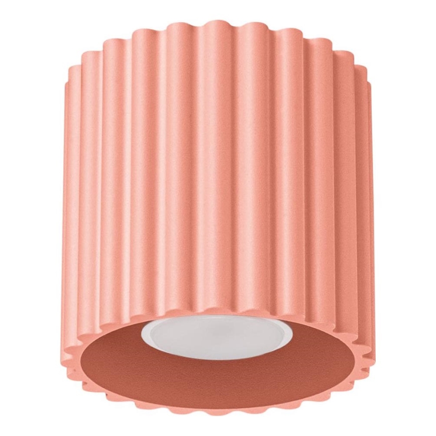 Foco AURA 1xGU10/10W/230V 10 cm rosa