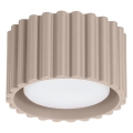 Foco AURA 1xGX53/10W/230V, 10 cm de diámetro, taupe
