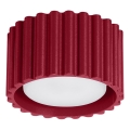 Foco AURA 1xGX53/10W/230V, Ø 10 cm, rojo
