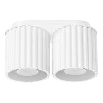 Foco AURA 2xGU10/10W/230V blanco