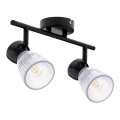 Foco BEST 2xE14/40W/230V negro