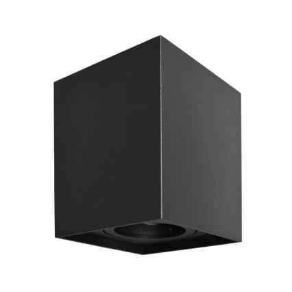 Foco BIMA 1xGU10/25W/230V cuadrado negro
