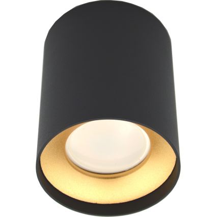 Foco CYRO 1xGU10/30W/230V negro/dorado