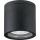 Foco de exterior 1xGU10/35W/230V IP54 redondeado negro