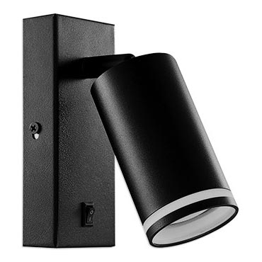 Foco de pared 1xGU10/35W/230V negro