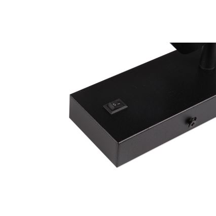 Foco de pared 1xGU10/35W/230V negro