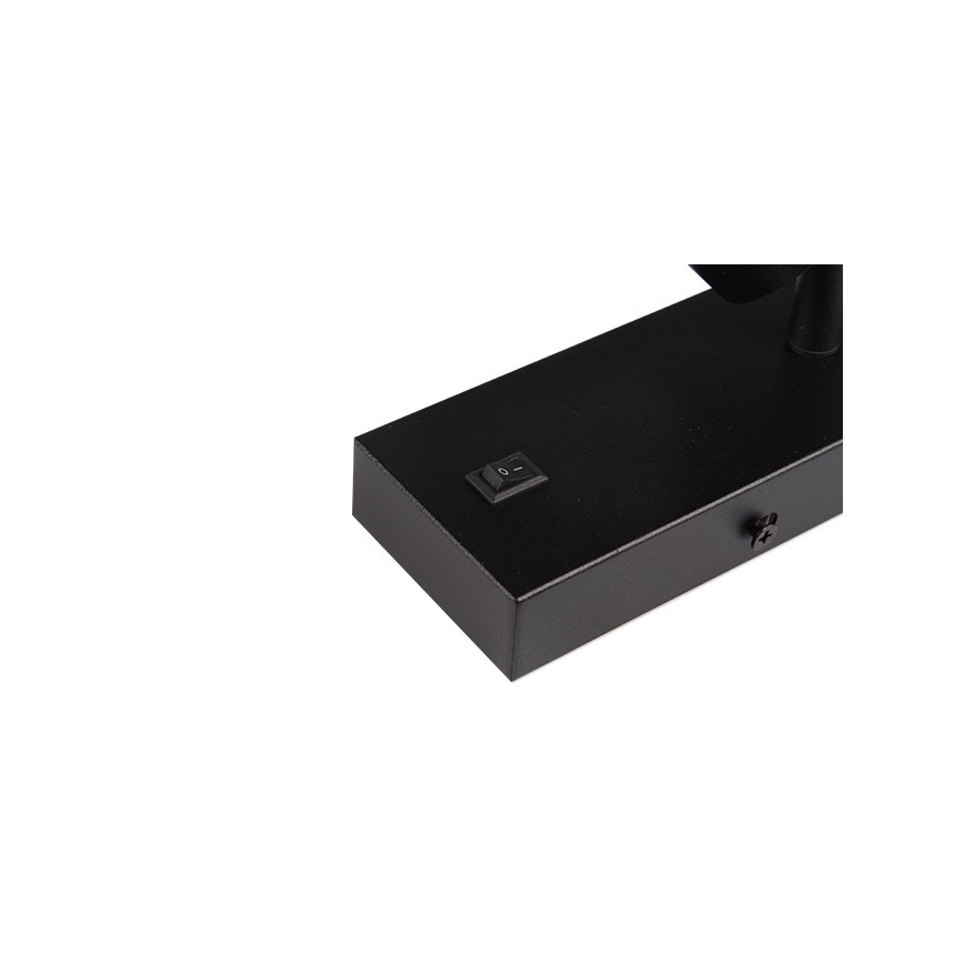 Foco de pared 1xGU10/35W/230V negro