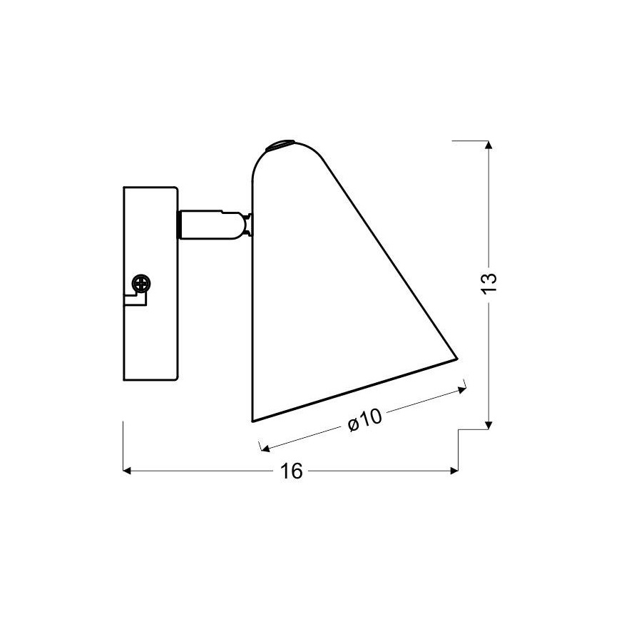 Foco de pared AMOR 1xE14/40W/230V rosa