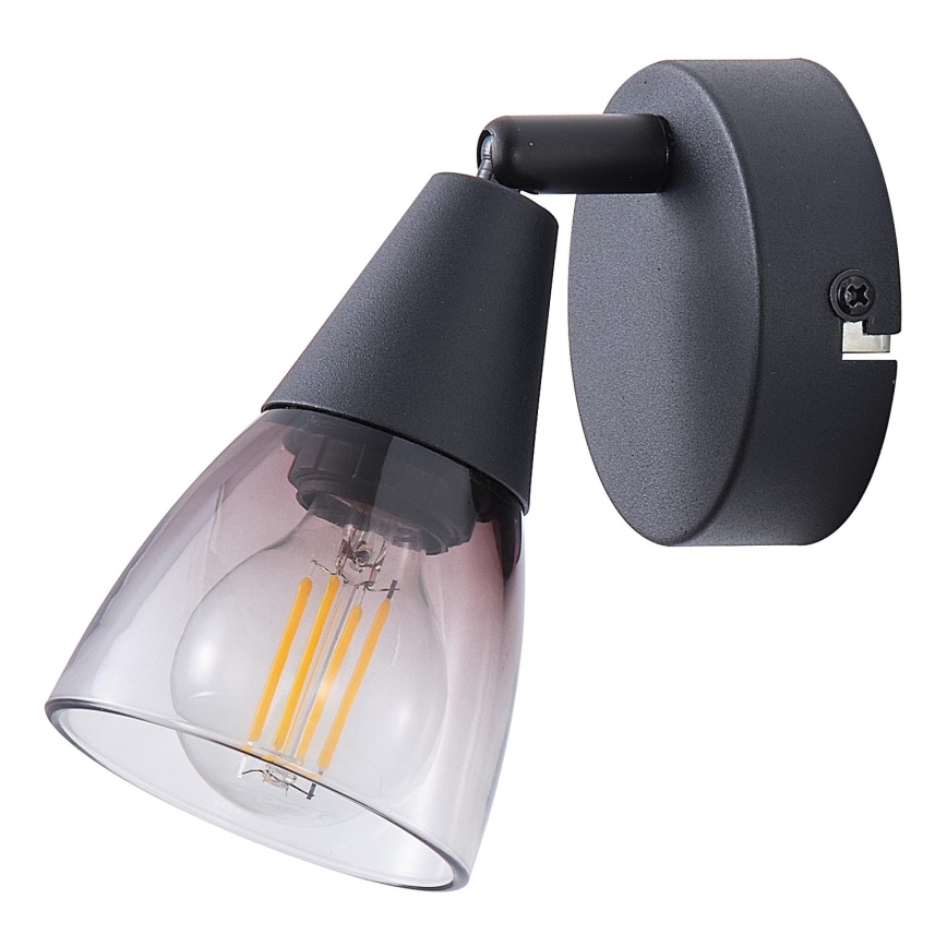 Foco de pared CLASSY 1xE14/7W/230V ahumado