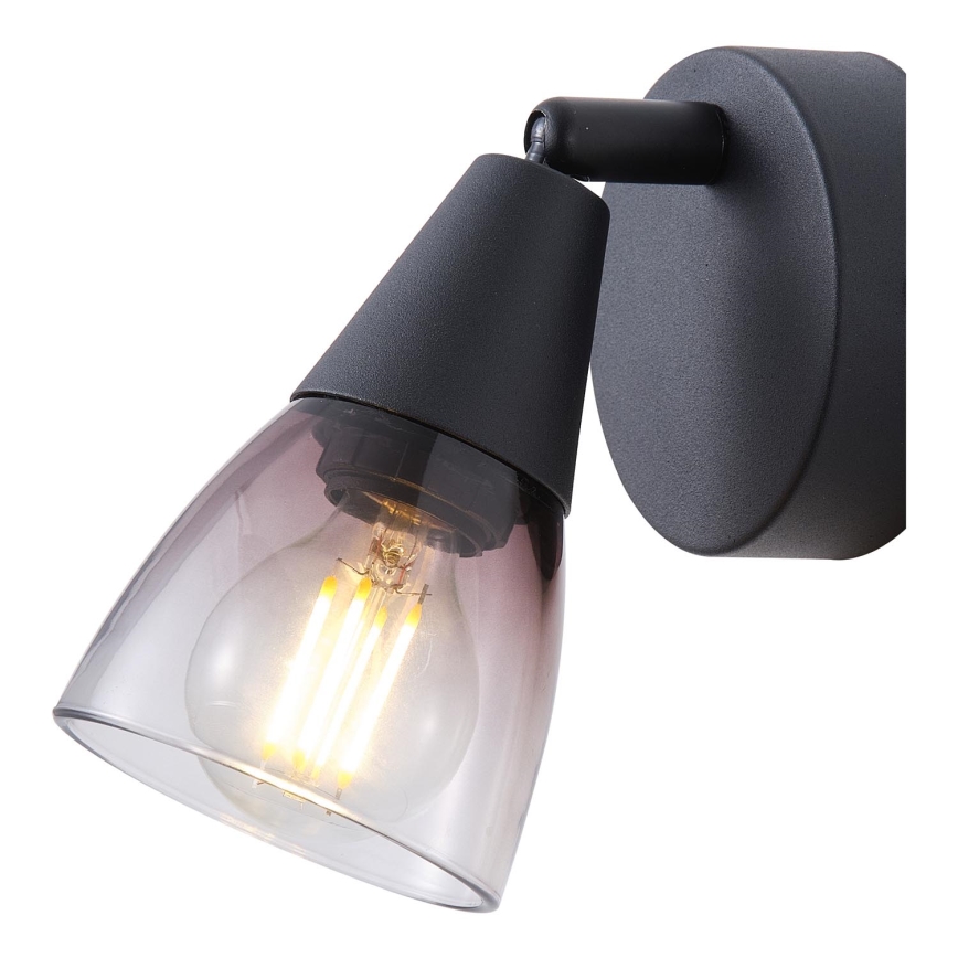 Foco de pared CLASSY 1xE14/7W/230V ahumado
