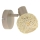 Foco de pared DEX 1xE14/10W/230V beige/crema