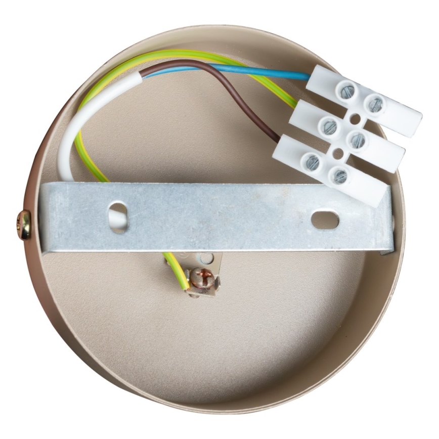 Foco de pared DEX 1xE14/10W/230V beige/crema