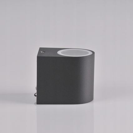 Foco de pared exterior BOSTON 1xGU10/10W/230V IP44