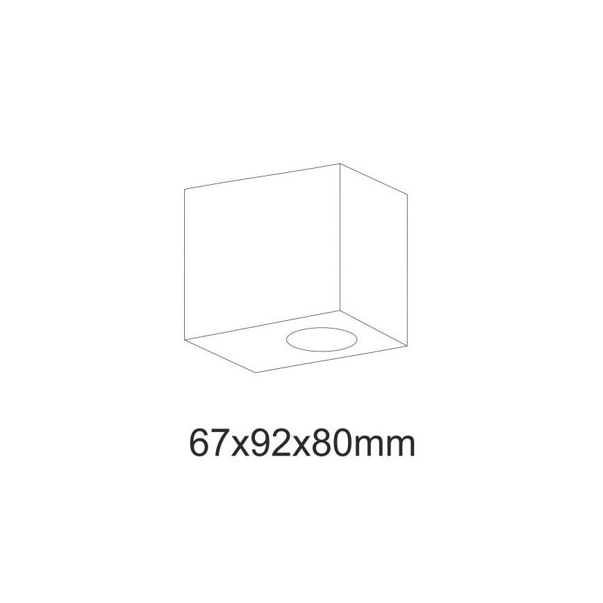 Foco de pared exterior BOSTON 1xGU10/35W/230V IP44