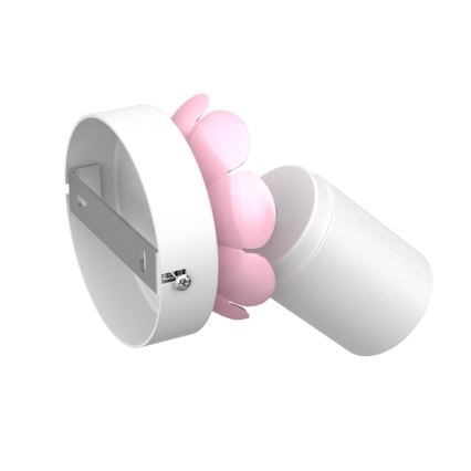 Foco de pared FLOWER 1xGU10/8W/230V blanco